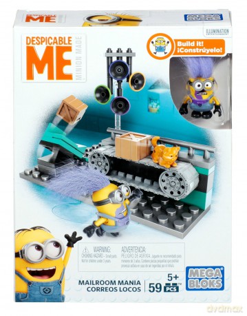 MEGA BLOKS Minionki Małe zestaw Mailroom [KLOCKI]