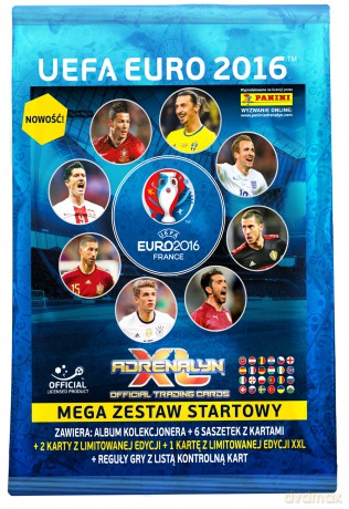 PANINI Euro 2016 mega zestaw startowy [KARTY]