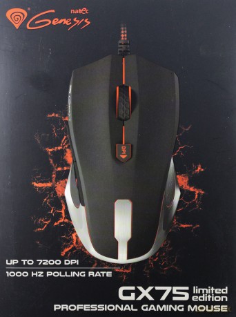 Mysz dla graczy NMG-0750 Natec Genesis Gaming GX75 LIMITED, USB, 7200