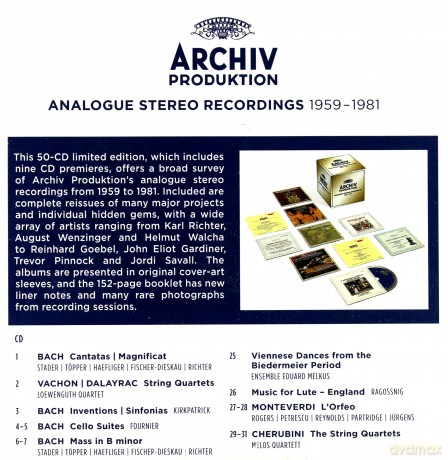 Archiv Produktion Analogue Stereo Recordings 1959-1981 [50CD]