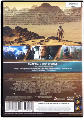Marsjanin [DVD]