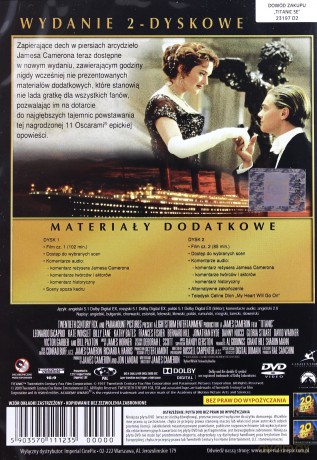 Titanic (Wydanie Specjalne 2 Dyskowe) [2DVD]