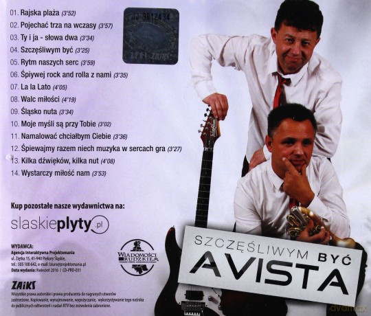 Avista: Szczęśliwym Być [CD]