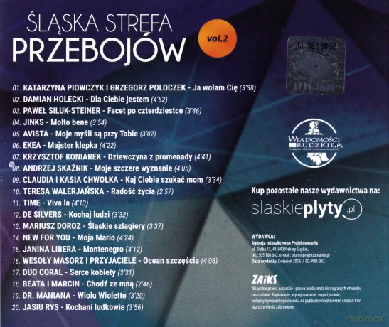 Śląska Strefa Przebojów vol. 2 [CD]