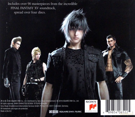 Kingsglaive: Final Fantasy XV soundtrack (Final Fantasy XV: Gwardia Królewska) [4CD]