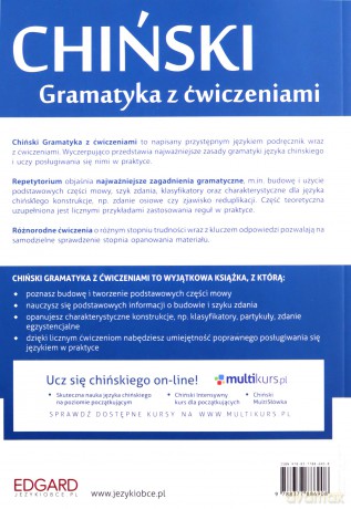 Chiński. Gramatyka z ćwiczeniami - Katarzyna Kocyba [KSIĄŻKA]