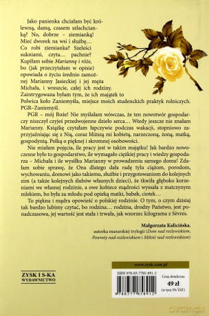 Marianna i róże. Życie codzienne w wielkopolsce w latach 1890-1914 z tradycji rodzinnej - Janina Fedorowicz, Joanna Konopińska (twarda) [KSIĄŻKA]