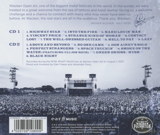 Deep Purple: From The Setting Sun In Wacken [2CD]