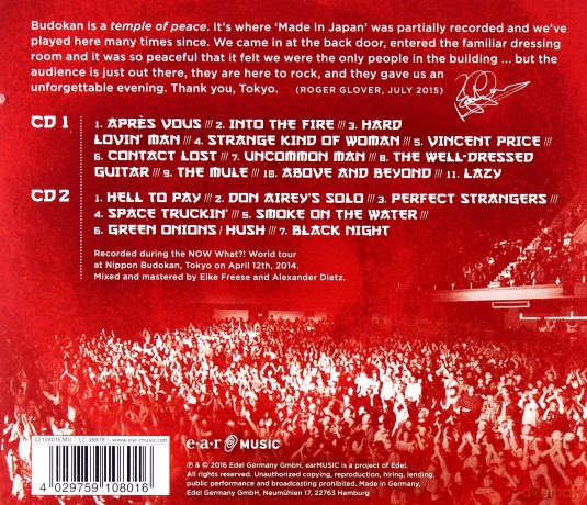 Deep Purple: To The Rising Sun In Tokyo [2CD]