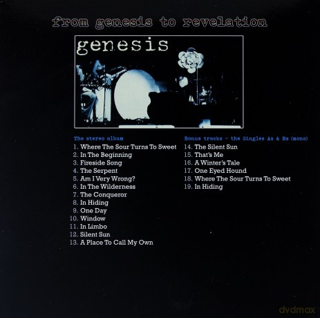 Genesis: From Genesis To Revelation [CD]
