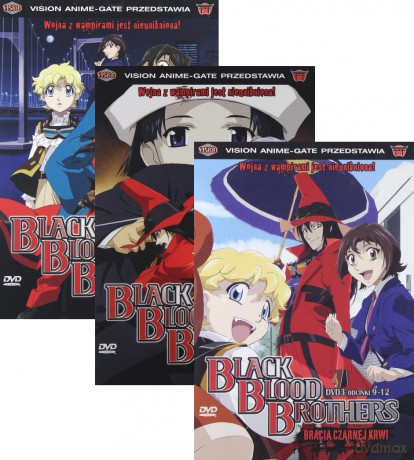 Black Blood Brothers: Bracia Czarnej Krwi 1-3 (odcinki 1-12) Pakiet [3DVD]