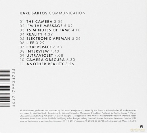 Karl Bartos: Communication [CD]