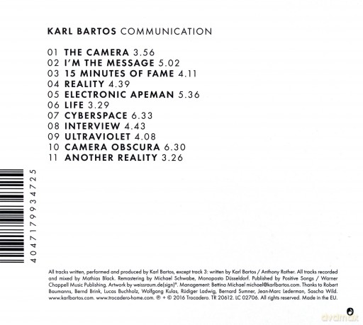 Karl Bartos: Communication [CD]