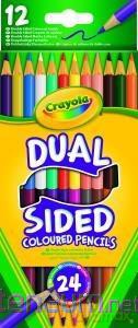 Crayola Dwustronne kredki ołówkowe 12 kolorów