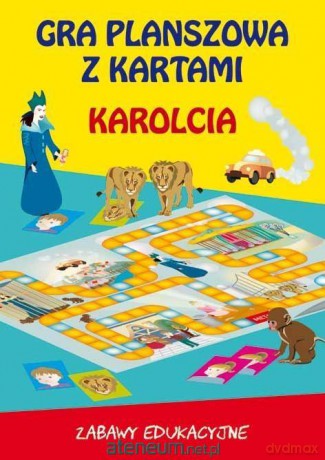 Gra planszowa z kartami. Karolcia [KSIĄŻKA]
