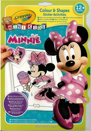 Kolorowanka Kształty i kolory Minnie
