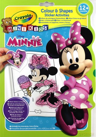 Kolorowanka Kształty i kolory Minnie