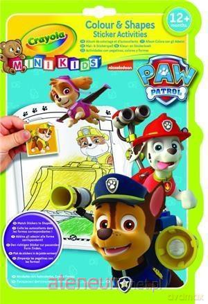 Kolorowanka Kształty i kolory Psi Patrol