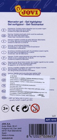 Kredki żelowe z funkcją zakreślacza 4 kolory