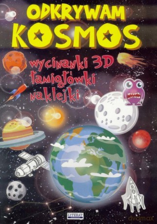 Odkrywam kosmos. Wycinanki 3D, łamigłówki [KSIĄŻKA]