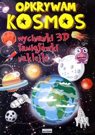 Odkrywam kosmos. Wycinanki 3D, łamigłówki [KSIĄŻKA]