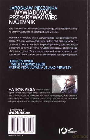 Służby specjalne. Podwójna przykrywka - Patryk Vega [KSIĄŻKA]
