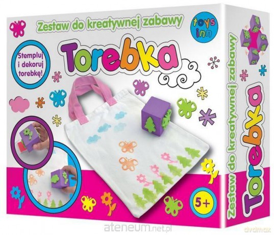 Torebka canvas z pieczątkami