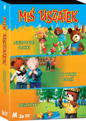 Miś Uszatek: Niezwykłe buciki / To tylko gałąź / Deszczyk [3DVD]