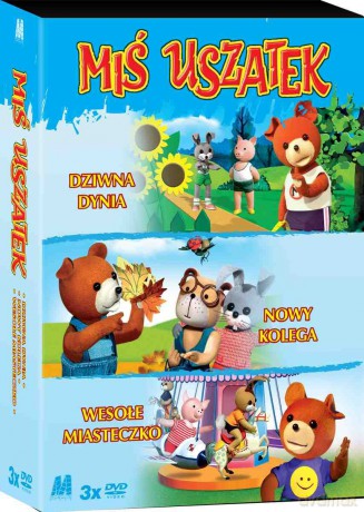 Miś Uszatek: Dziwna dynia / Nowy kolega / Wesołe miasteczko [3DVD]