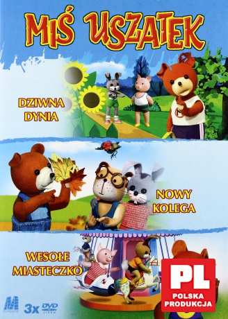 Miś Uszatek: Dziwna dynia / Nowy kolega / Wesołe miasteczko [3DVD]