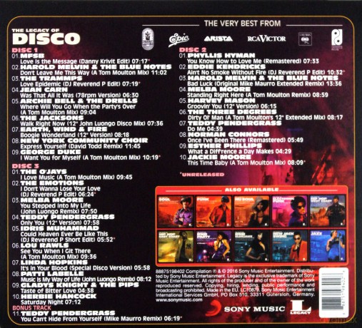 The Legacy of Disco [3CD]