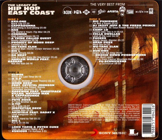 The Legacy of Hip Hop East Coast [3CD]
