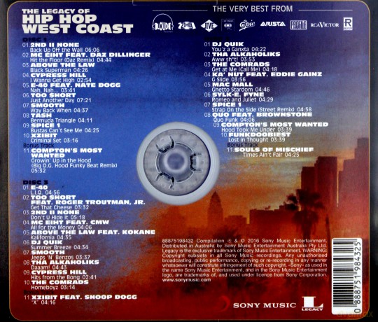 The Legacy of Hip Hop West Coast [3CD]
