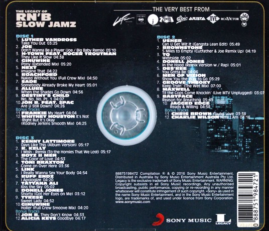 The Legacy of Rn'B Slow Jamz [3CD]