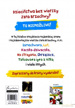 Jan brzechwa. Wiersze dla dzieci (twarda) [KSIĄŻKA]