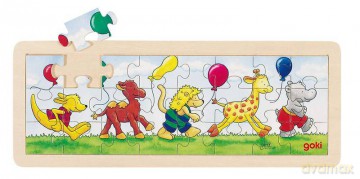 Parada zwierząt [PUZZLE]