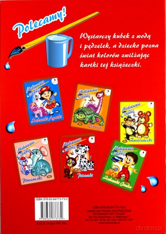 Psiaczki. Kolorowanki malowane wodą [KSIĄŻKA]