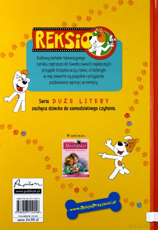 Reksio. Najlepsze przygody. Duże litery (twarda) [KSIĄŻKA]