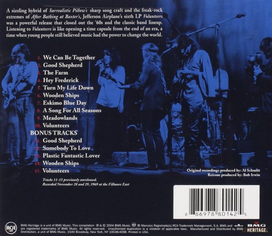 Jefferson Airplane: Volunteers [CD]