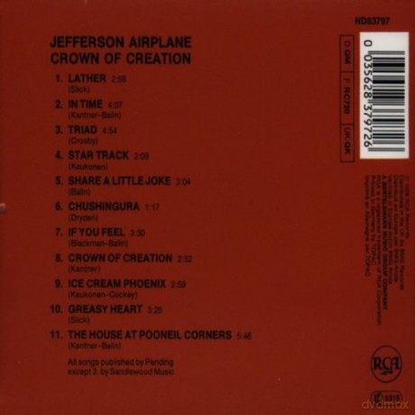 Jefferson Airplane: Crown of Creation [CD]