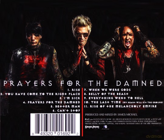 Sixx: A.M.: Prayers For The Damned [CD]
