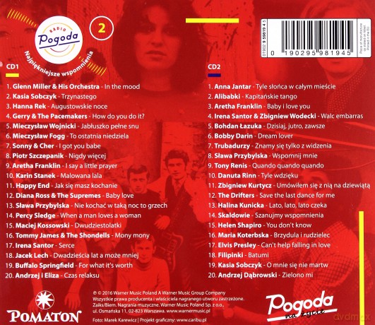 Radio Pogoda - Najpiekniejsze Wspomnienia vol. 2 [2CD]