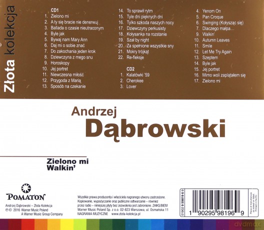 Andrzej Dąbrowski: Złota Kolekcja vol. 1 & vol. 2 [2CD]