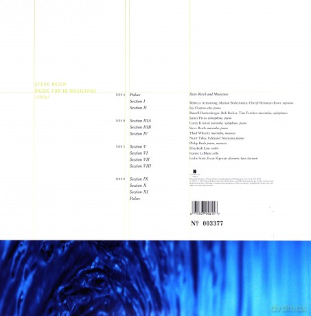 Steve Reich: Music For 18 Musicians (RSD) [2xWinyl]