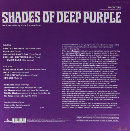 Deep Purple: Shades Of Deep Purple (MONO) (RSD) [Winyl]