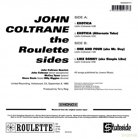 John Coltrane: The Roulette Sides [Winyl]