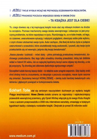 Nowa Ziemia. Przebudzenie świadomości sensu życia - Eckhart Tolle [KSIĄŻKA]