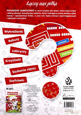 Piłkarskie łamigłówki. Drużyna na medal [KSIĄŻKA]
