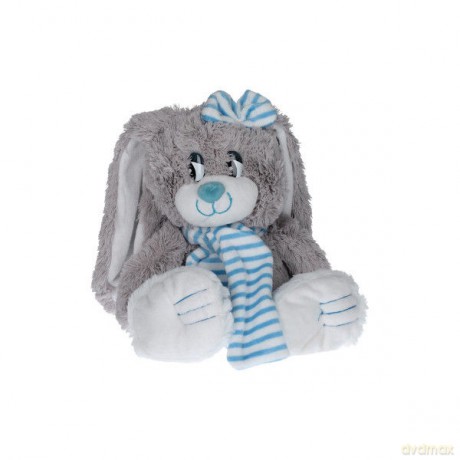 AXIOM Królik Nina z szalem niebieski 30 cm [ZABAWKA]