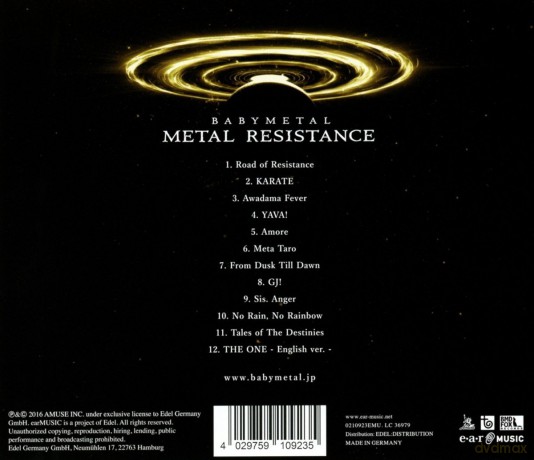 Babymetal: Metal Resistance [CD]